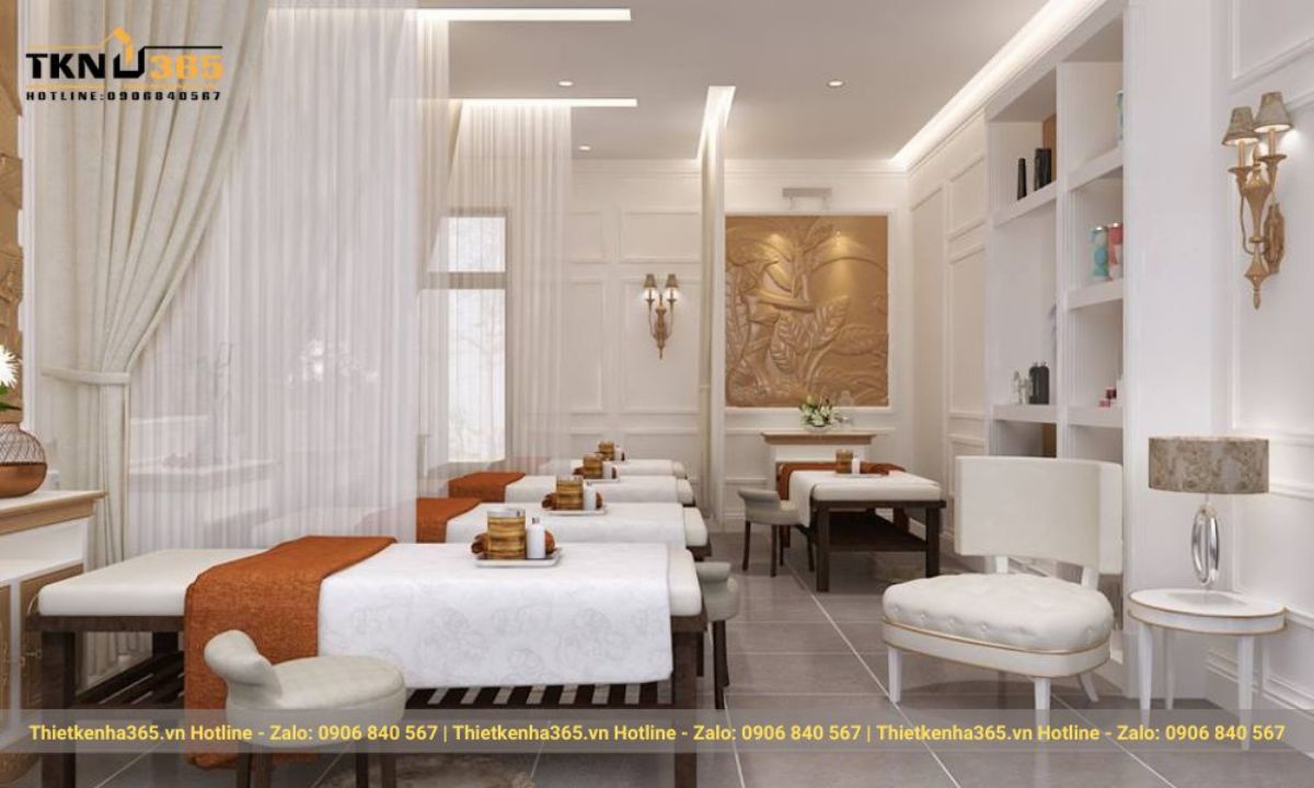 thiết kế nội thất spa