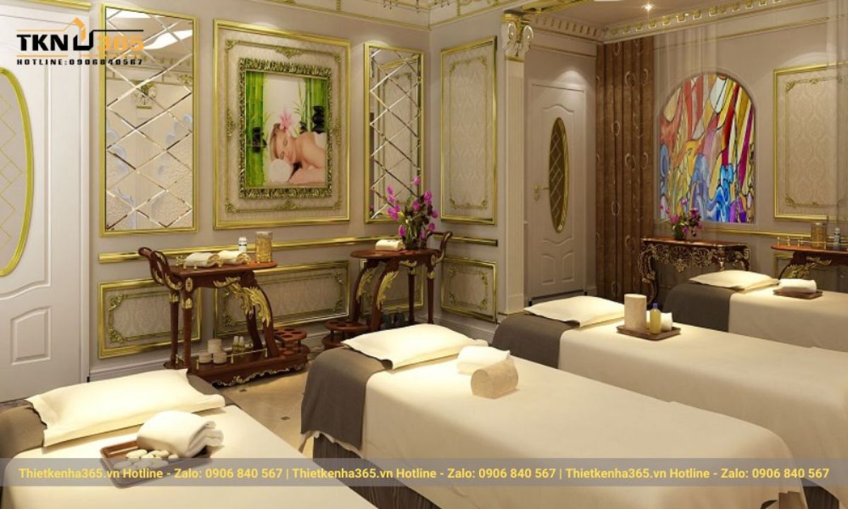 thiết kế nội thất spa