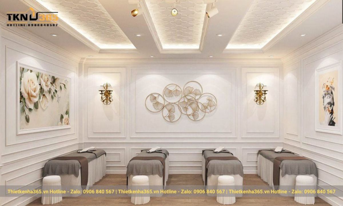 thiết kế nội thất spa