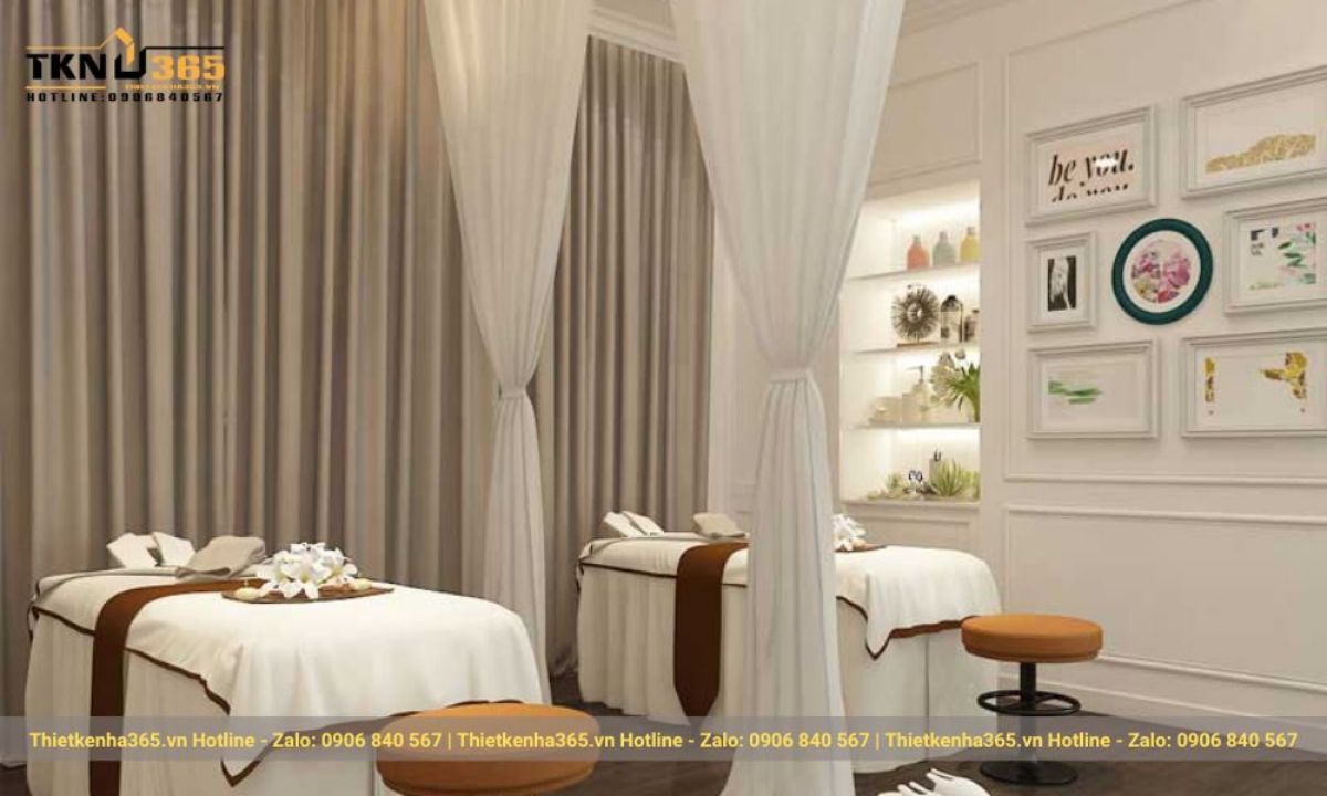 thiết kế nội thất spa