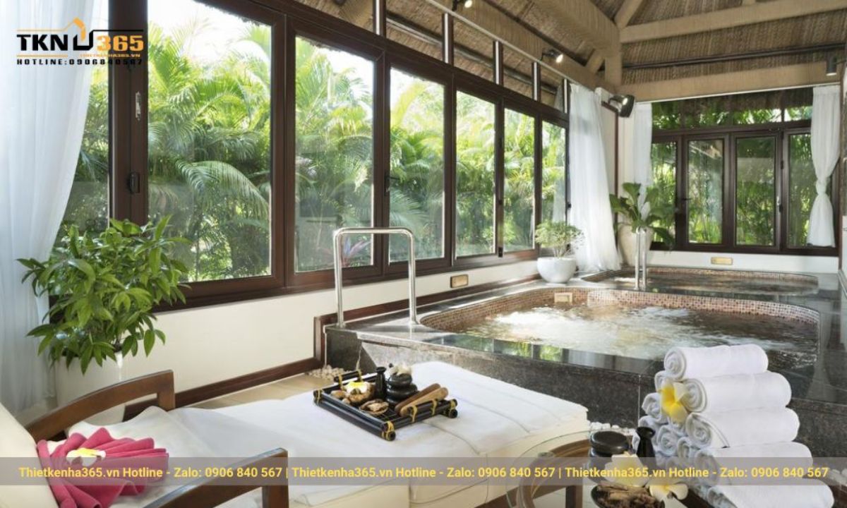 thiết kế nội thất spa