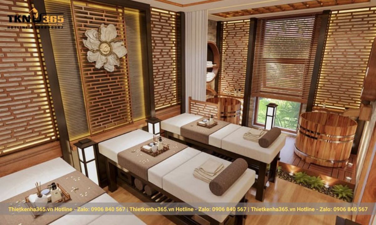 thiết kế nội thất spa