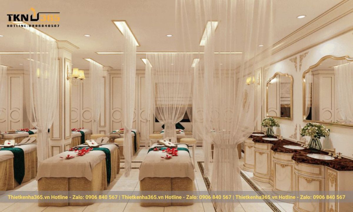 thiết kế nội thất spa