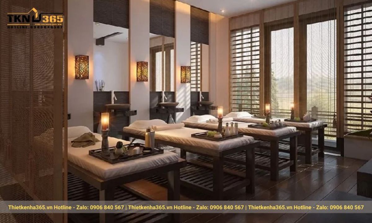 thiết kế nội thất spa