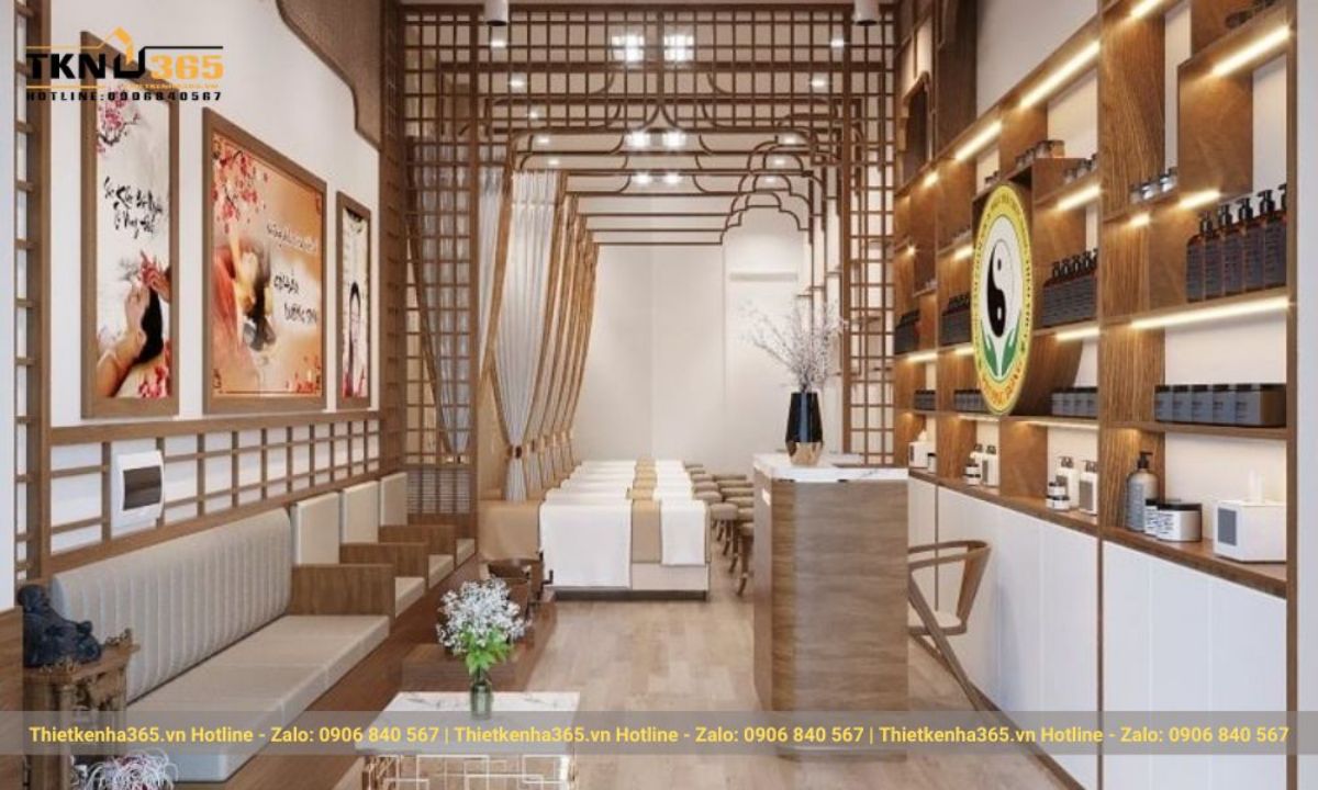 thiết kế nội thất spa
