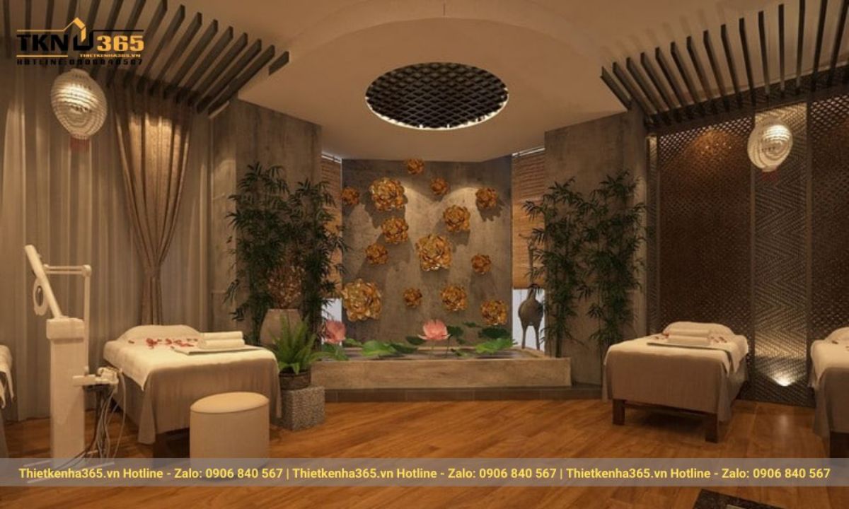 thiết kế nội thất spa