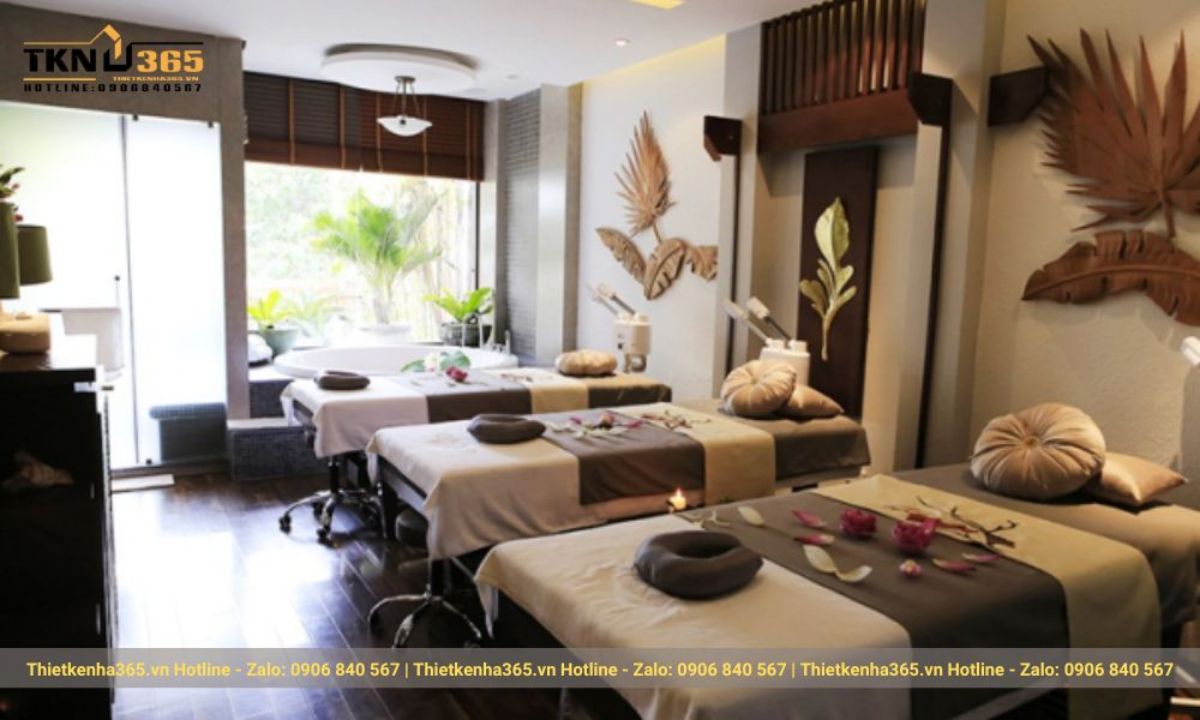 thiết kế nội thất spa