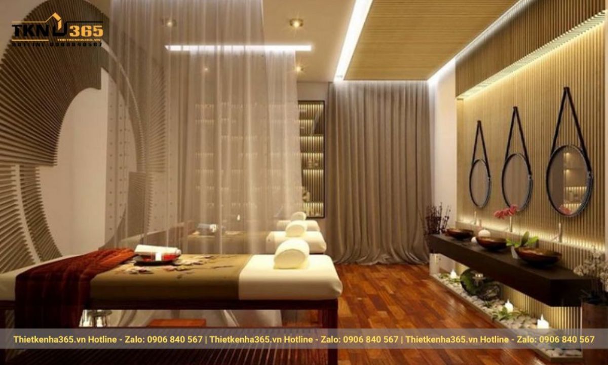 thiết kế nội thất spa