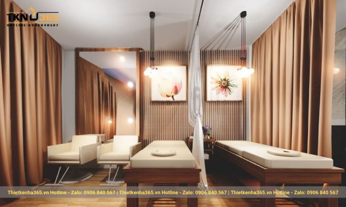 thiết kế nội thất spa