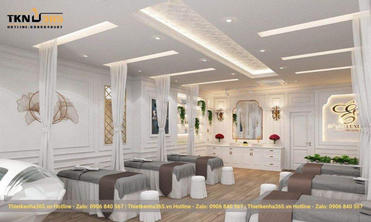 thiết kế nội thất spa
