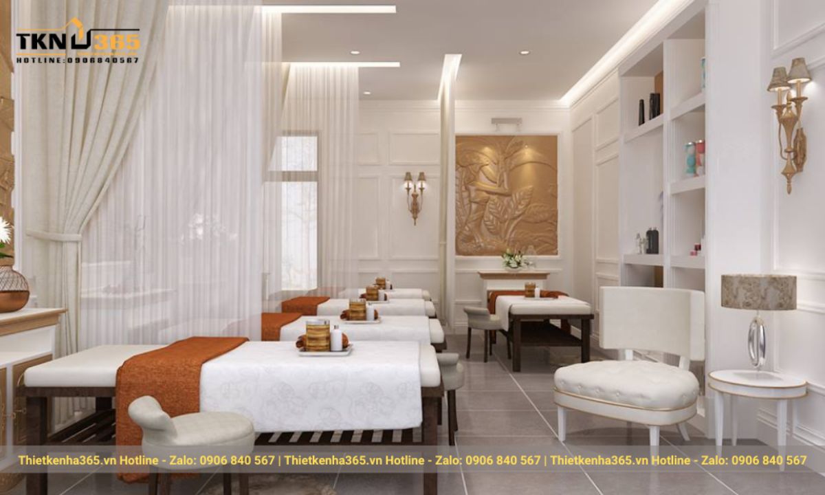 thiết kế nội thất spa