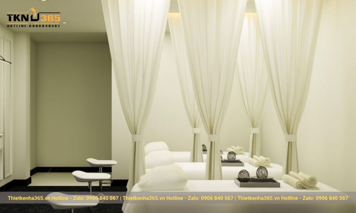 thiết kế nội thất spa