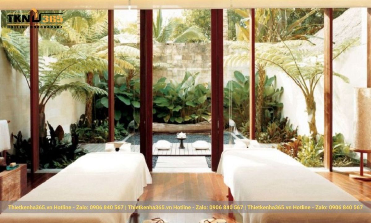thiết kế nội thất spa