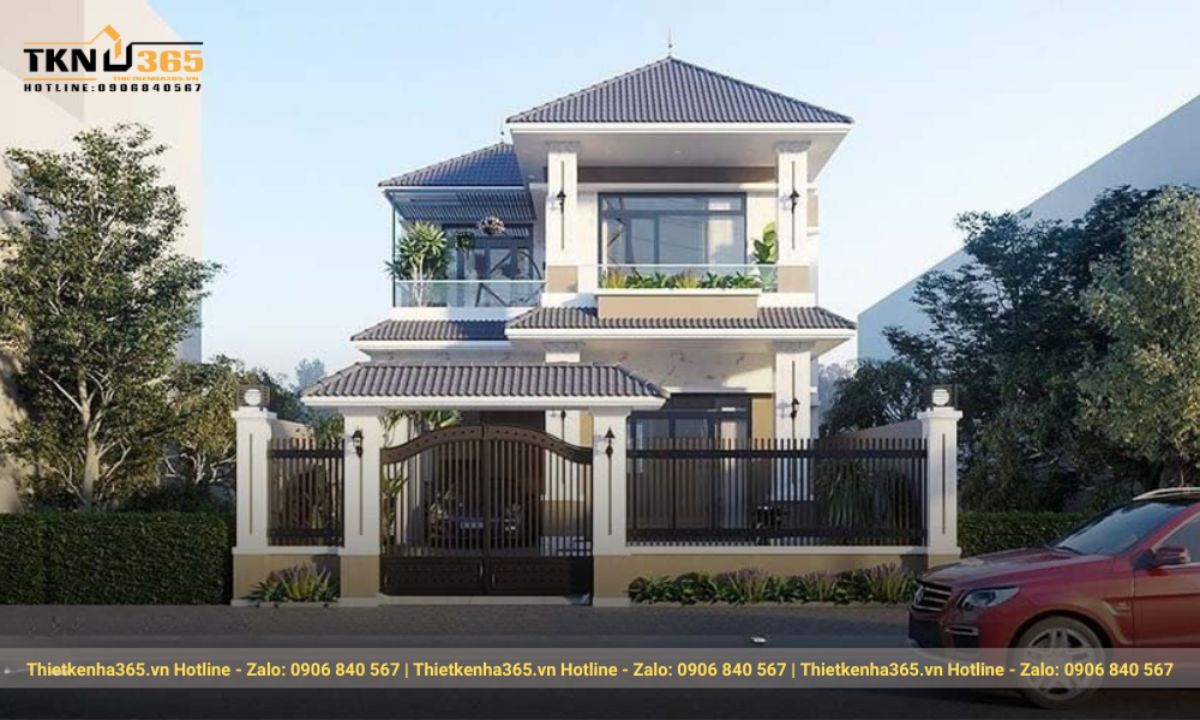 tiêu chuẩn thiết kế nhà 2 tầng 8m mặt tiền