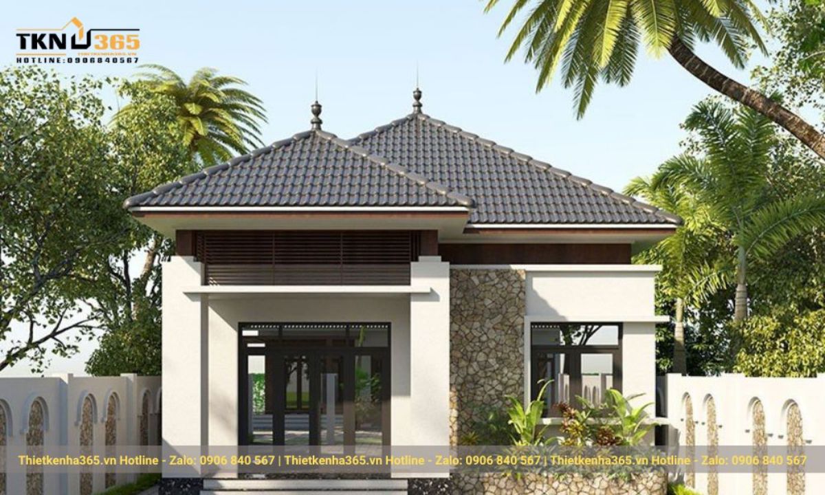 nhà mái nhật 1 tầng