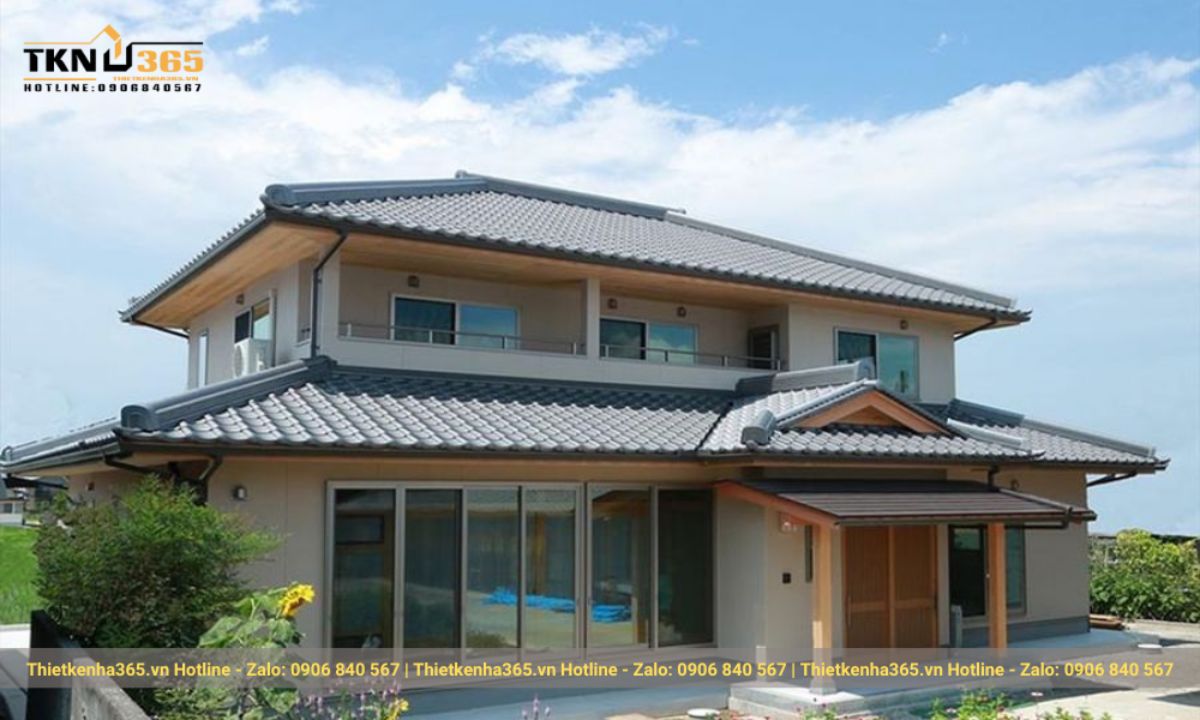 40+ Mẫu thiết kế nhà mái Nhật 2 tầng đẹp xuất sắc nhất 2023