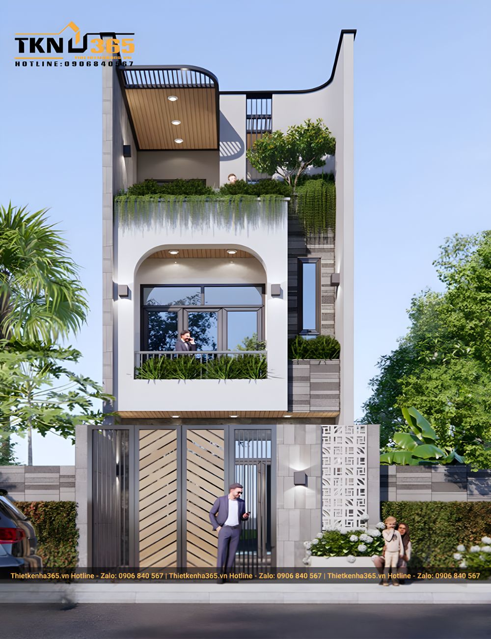 65+ Mẫu nhà ống 2 tầng 1 tum đẹp ấn tượng, HOT hiện nay