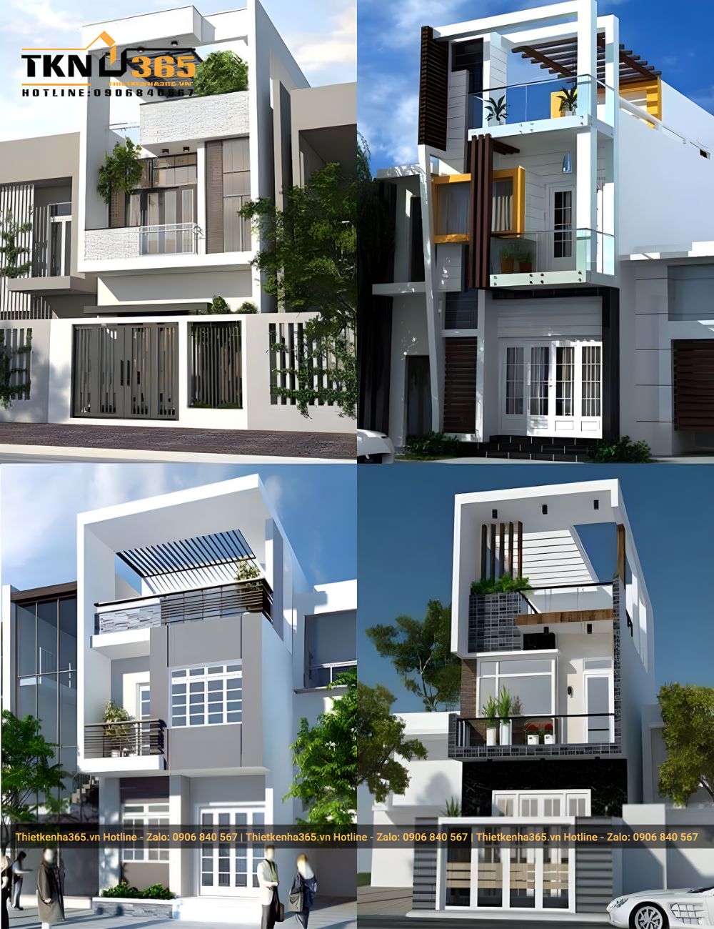 Nhà ống 2 tầng 1 tum