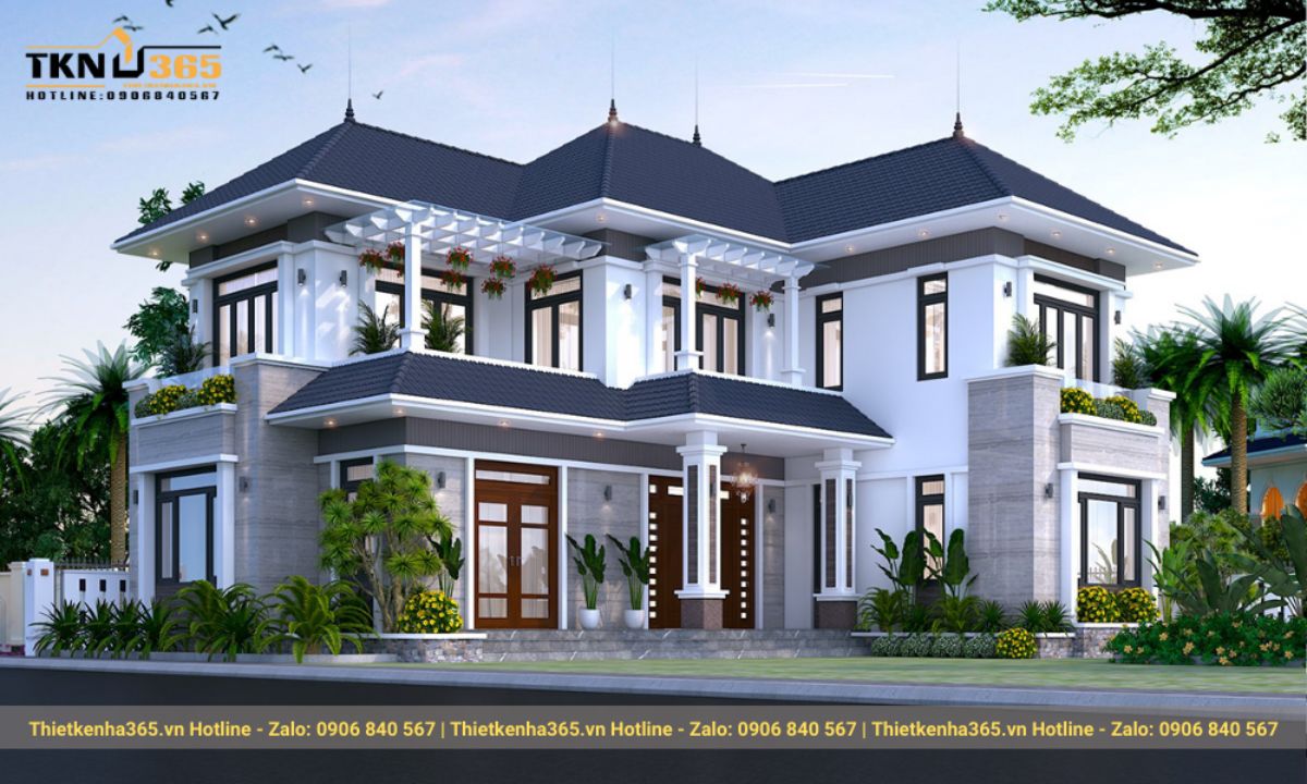 thiết kế nhà 120m2