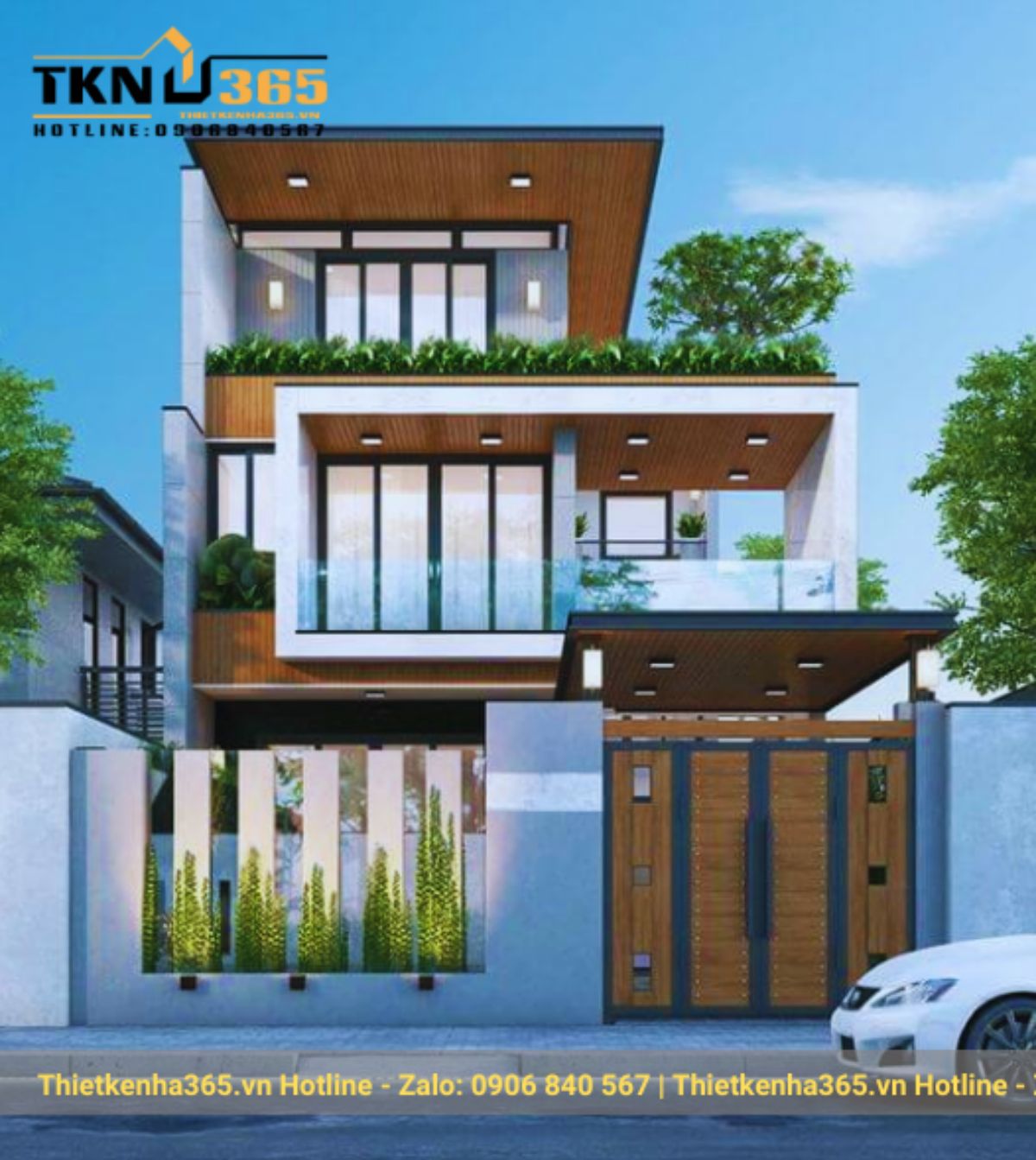 Nhà đẹp 3 tầng mặt tiền 7m 4 phòng ngủ