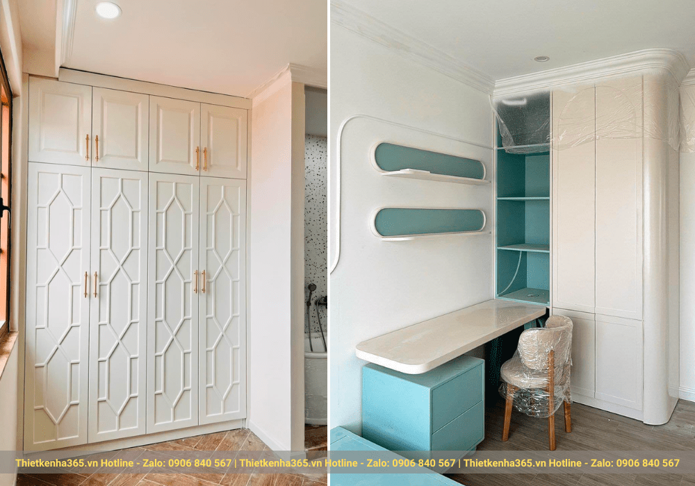 Tủ quần áo gỗ công nghiệp