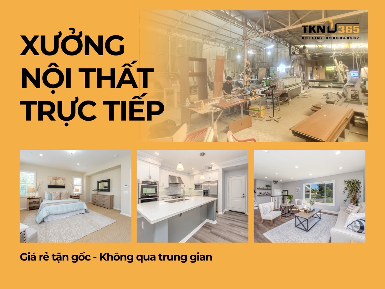 Xưởng sản xuất nội thất uy tín giá rẻ - Thiết Kế Nhà 365 