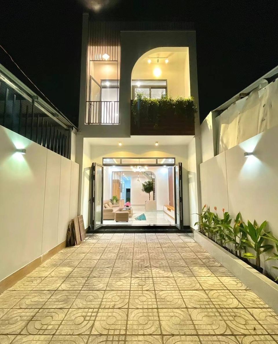 Xây nhà phố 2 tầng hiện đại đẹp mê mẩn