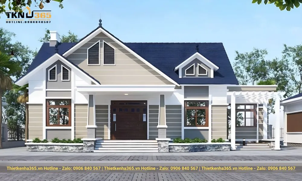 Quy định chiều cao nhà cấp 4 đẹp mái Thái