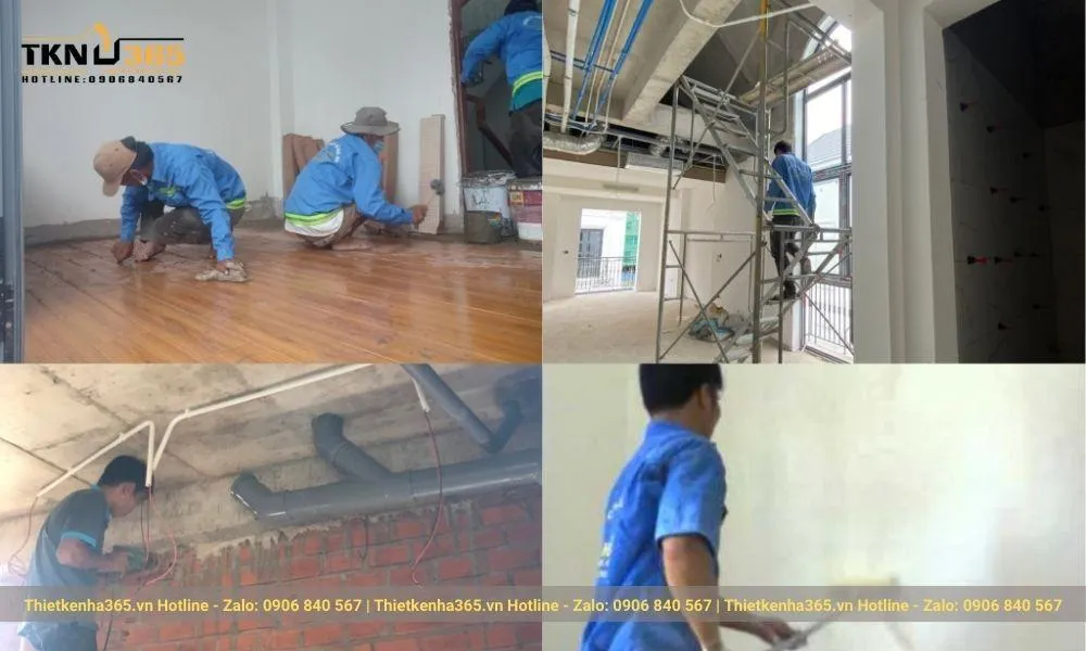 Quy trình thiết kế thi công nhà cấp 4