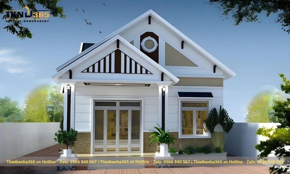 nhà cấp 4 2 phòng ngủ 