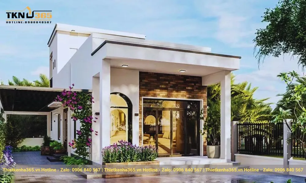 Mẫu thiết kế nhà cấp 4 3 phòng ngủ