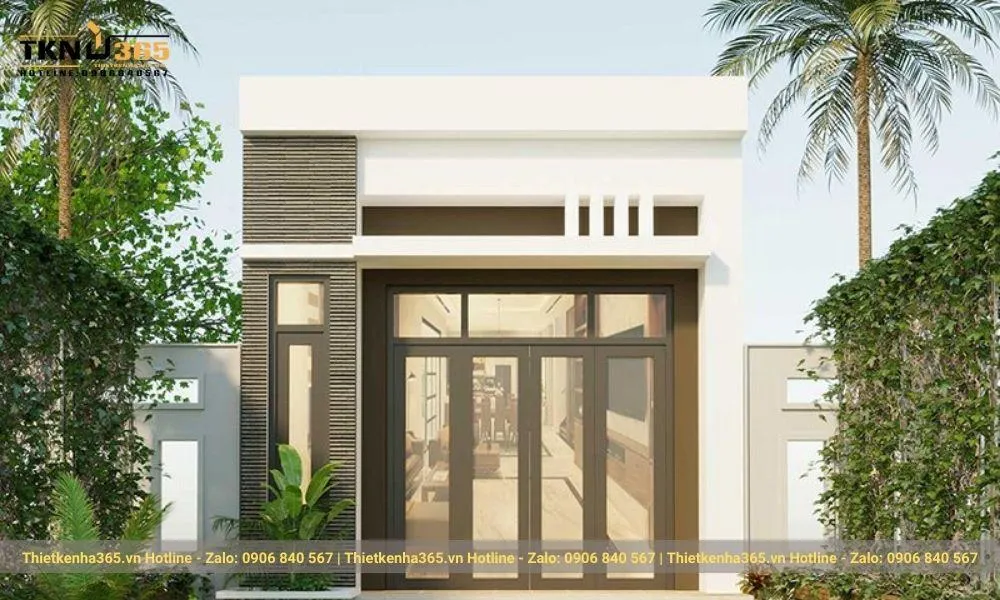 nhà cấp 4 gác lửng