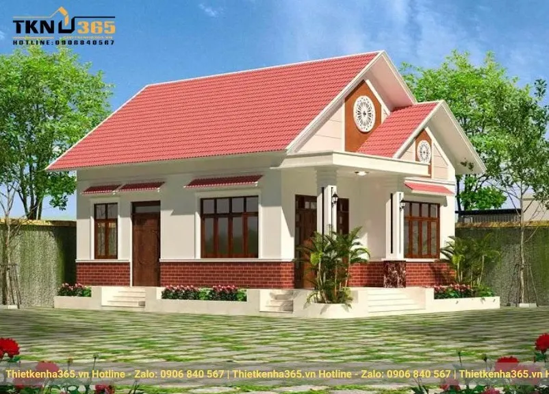 Mẫu thiết kế nhà cấp 4 nông thôn