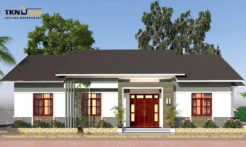 Thiết kế nhà cấp 4 nông thôn