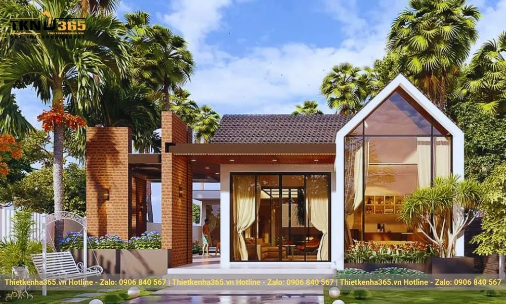 nhà cấp 4 đẹp độc lạ