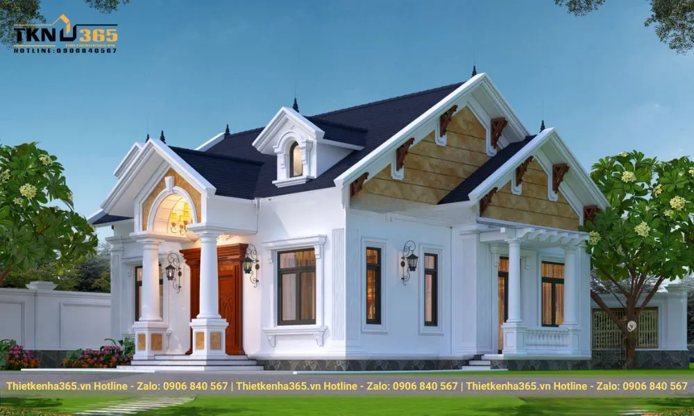 Mẫu thiết kế cấp 4 đẹp độc lạ