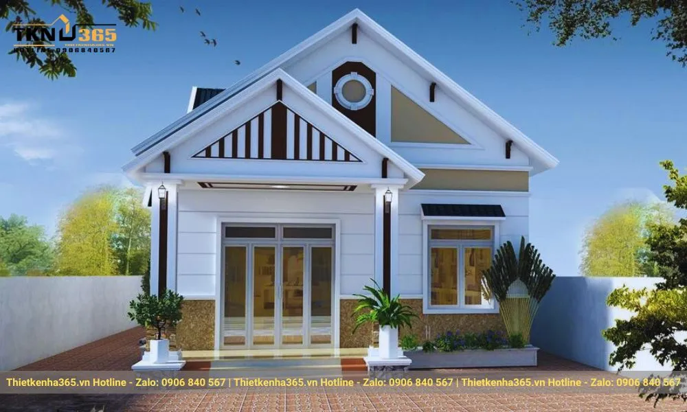 Mẫu thiết kế nhà cấp 4 đơn giản