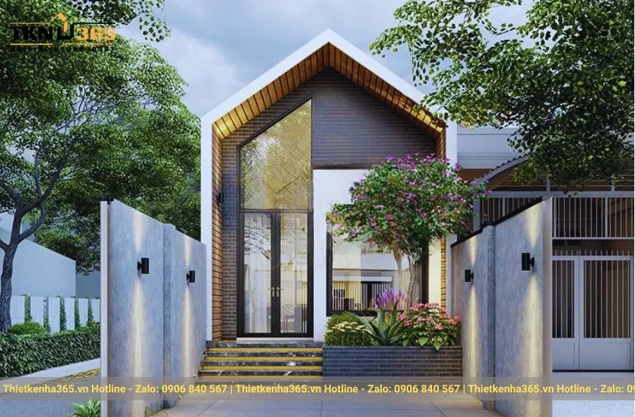 Nhà cấp 4 diện tích 5x20