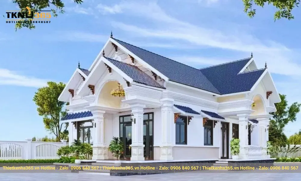 Mẫu nhà cấp 4 diện tích 5x20