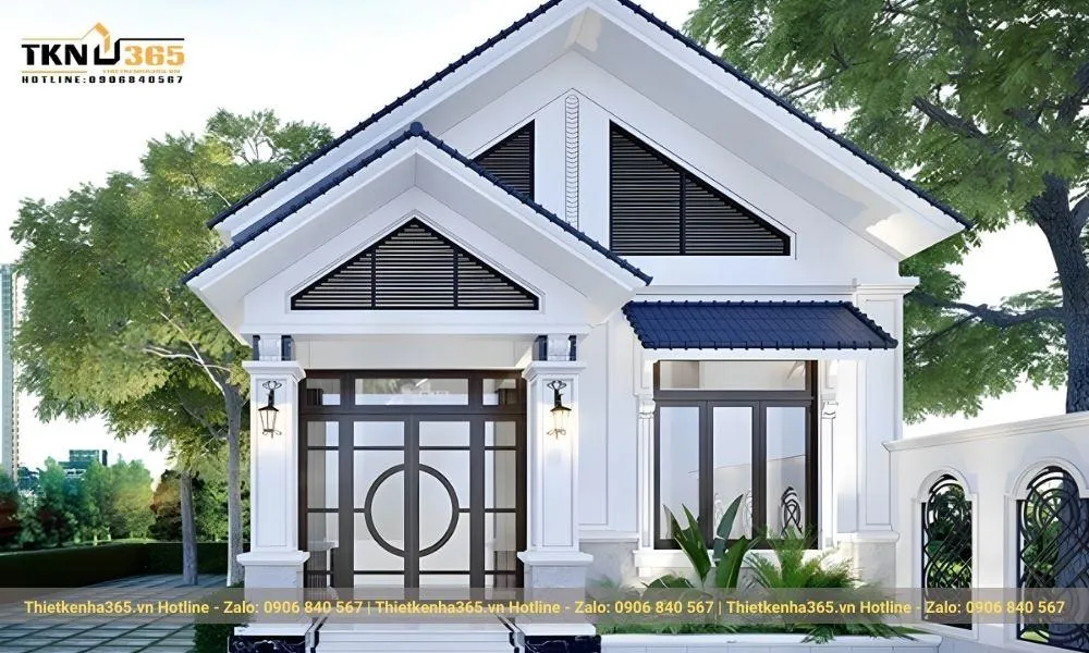 nhà cấp 4 diện tích 6x20m