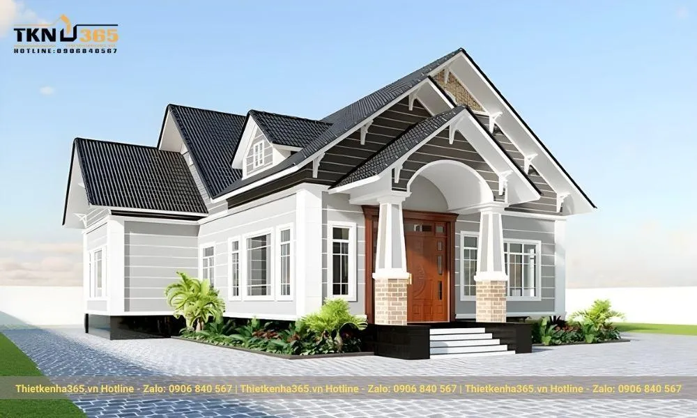 Mẫu nhà cấp 4 hiện đại giá 300 triệu