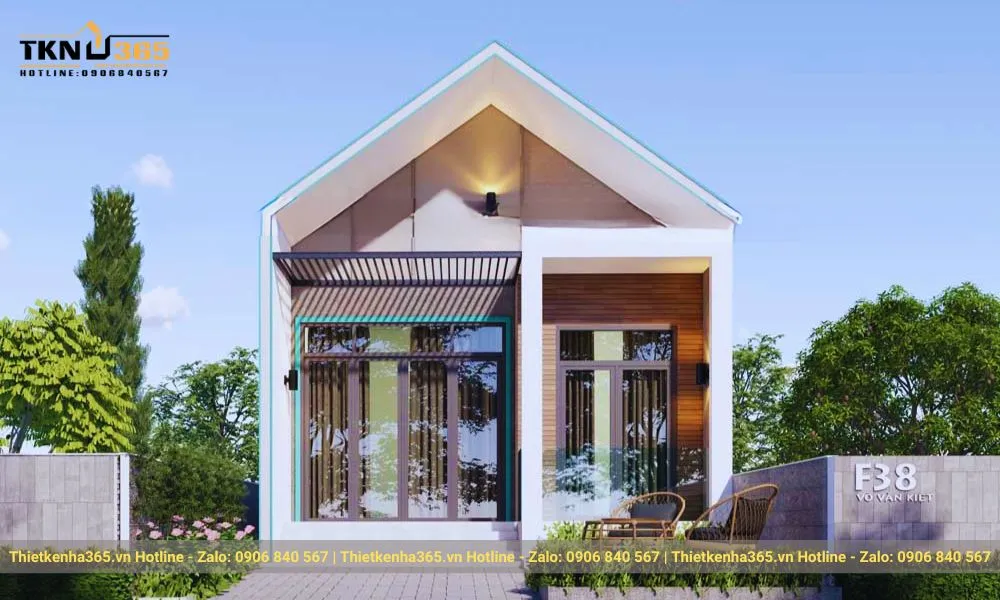 Thiết kế nhà cấp 4 giá 300 triệu