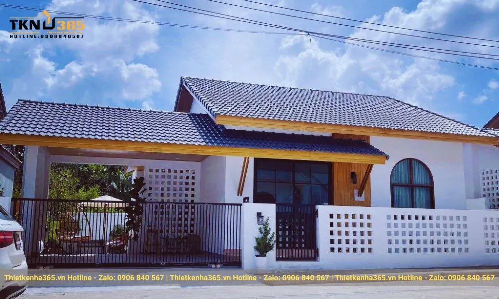 Nhà cấp 4 đẹp kiểu Nhật