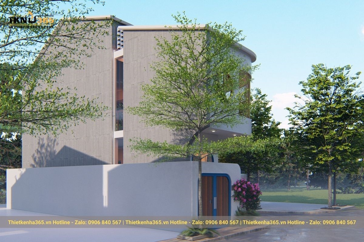 thiet ke nha 2 mat tien o phan thiet 5
