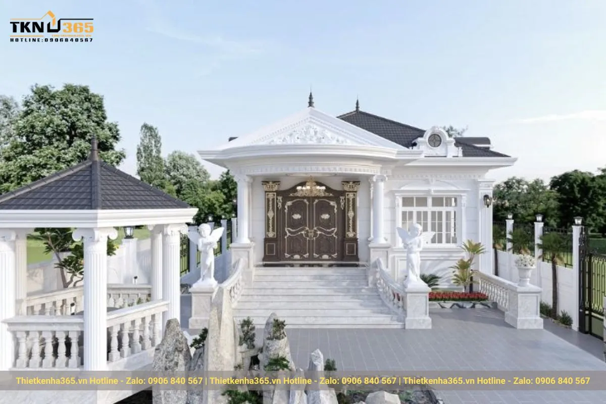 Biệt thự 1 tầng Châu Âu