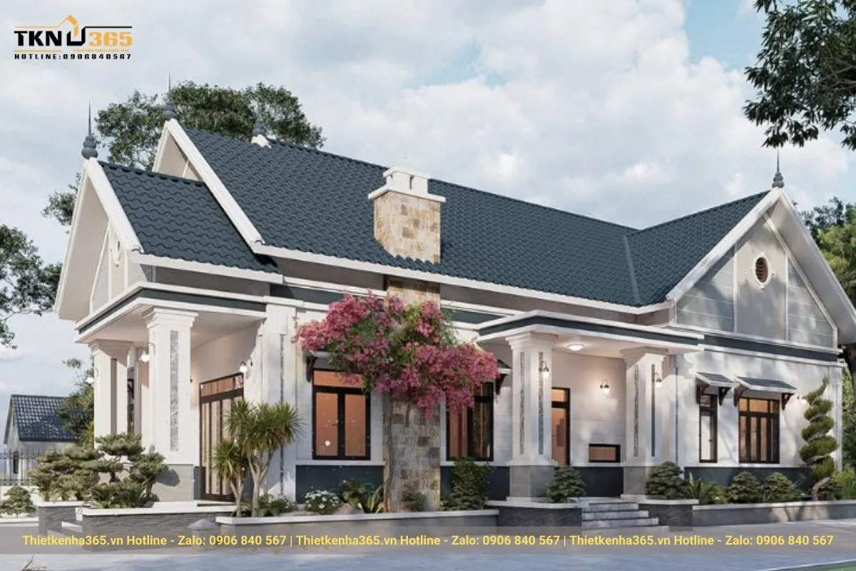 Biệt thự 1 tầng mái Thái