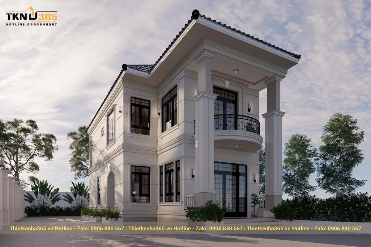 Biệt thự kiểu Địa Trung Hải rộng 200m2