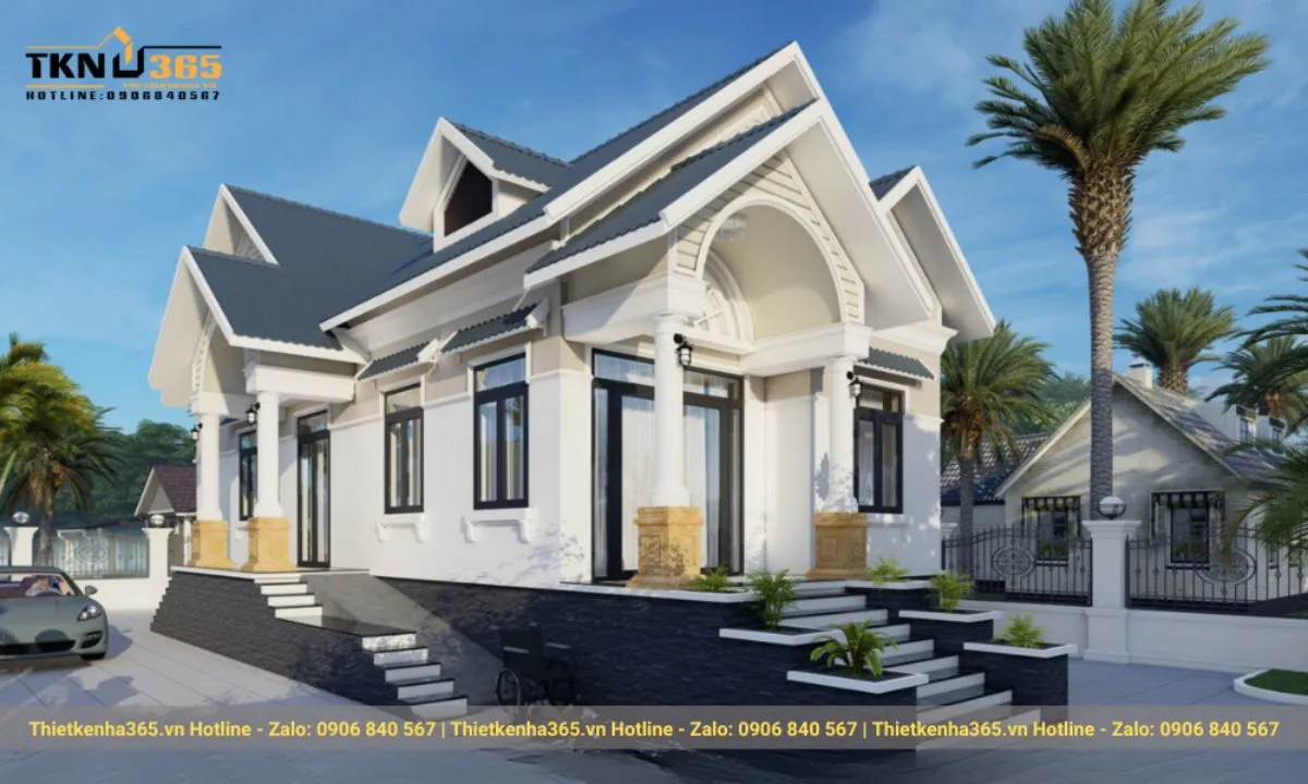 Lưu ý khi xây nhà mái thái 1 tầng