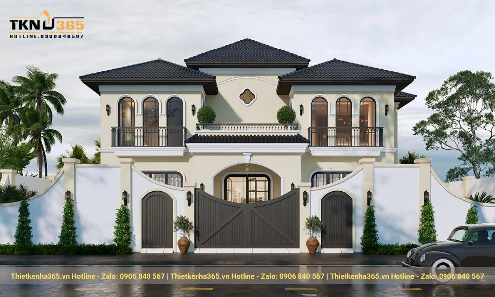 Đặc trưng thiết kế biệt thự Indochine