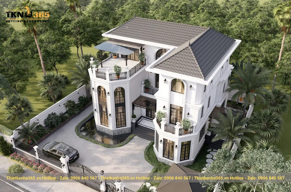 Biệt thự 3 tầng Đông Dương